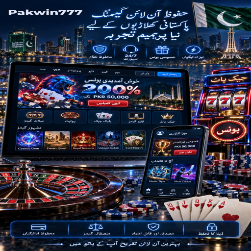 Pakwin777 کا جیک پاٹ زمرہ، طریقہ اور ذمہ دارانہ تفریح